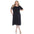 Short Sleeve Pocket Swing Midi Dress - Plus (7 Colors Available)