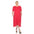 Short Sleeve Pocket Swing Midi Dress - Plus (7 Colors Available)