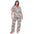 Short Sleeve & Pants Tropical Pajama Set - Plus