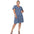 Short Sleeve V-neck Tiered Midi Dress - Plus (6 Colors Available)