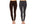 Slim Fit Pack of 2 Solid Leggings (3 Color Asst Available)