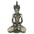 Silver Tibetan Avalokitesvara Buddha Statue