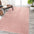 Haze Solid Unique Low-Pile Area Rug-