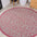 Madrid Vintage Filigree Textured Weave Indoor/Outdoor Round Area Rug