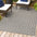 Chevron Modern Concentric Squares Indoor/Outdoor Square Area Rug