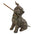 Raining Dogs Piped Bronze Garden Statue