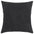 Solid Woven 100% Cotton Poly Filled Decorative Throw Pillow