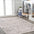 Edith Distressed Medallion Low-Pile Machine-Washable Area Rug