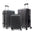 ABS Hard Shell 3-Piece Luggage Set with 360°Rotating Wheel and TSA Lock