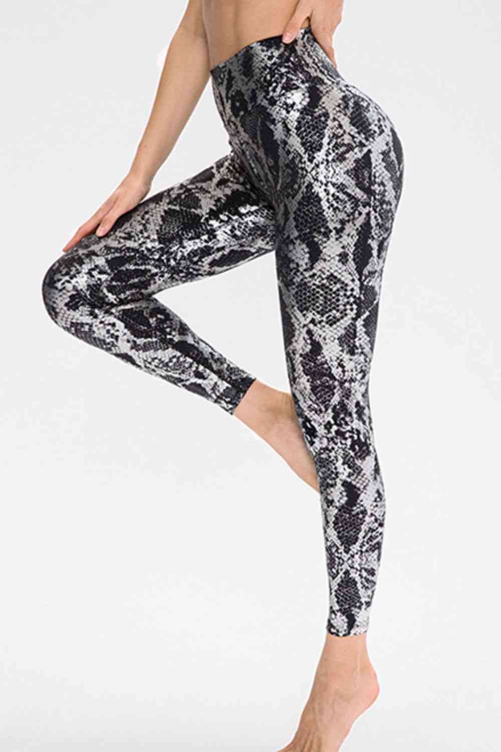 Animal Print Active Pants - Tuesday Morning - Pants