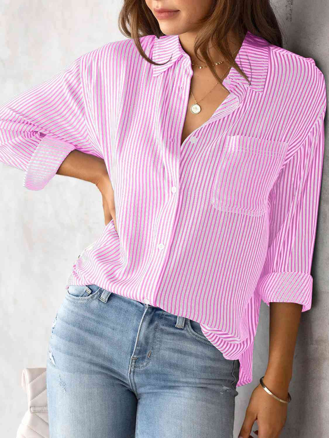 Aussie Collared Neck Shirt - Tuesday Morning - Shirts & Blouses