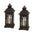 Black Metal Lantern with LED Candle (Set of 2) - Tuesday Morning - Lighting Decoration