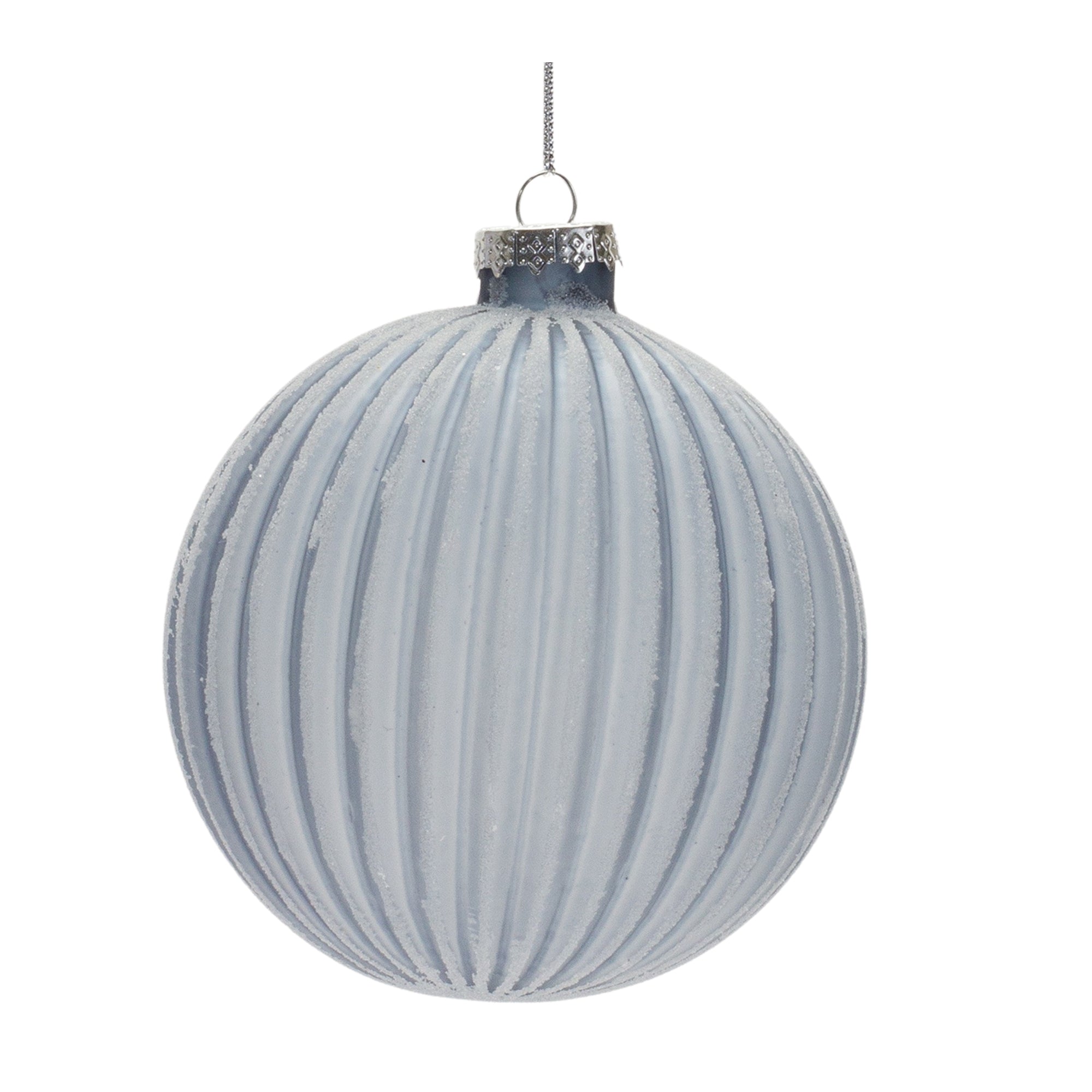 Blue Frosted Glass Ball Ornament (Set of 6) - Tuesday Morning - Decorative Objects