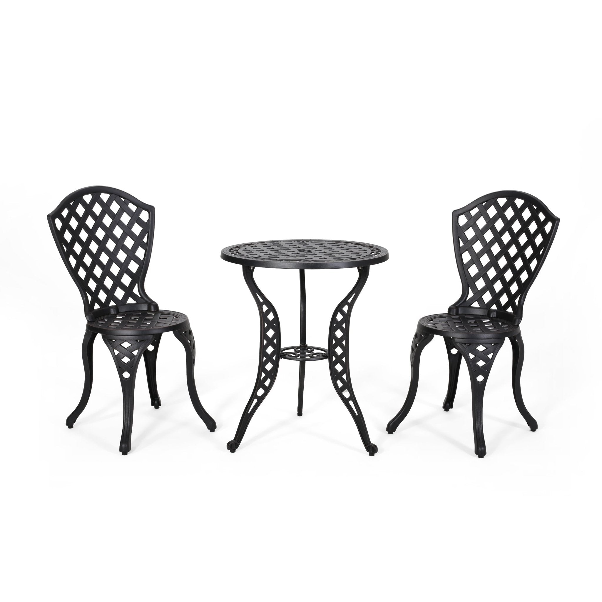 BONO METAL BISTRO SET - Tuesday Morning - Outdoor Furniture Sets