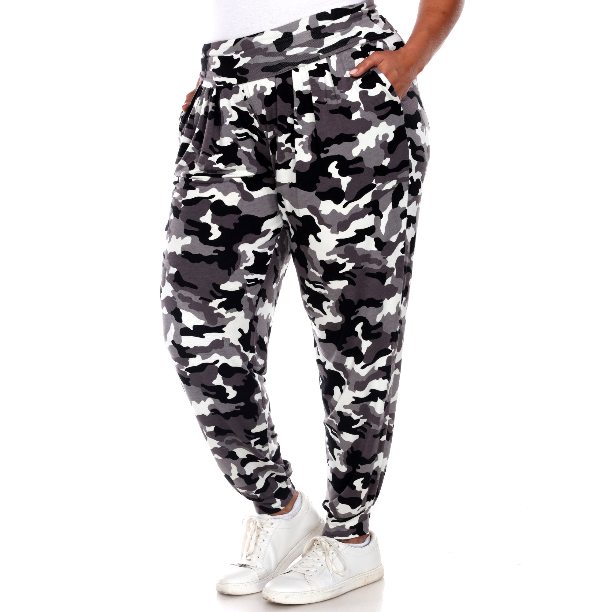 Camo Harem Pants - Plus - Tuesday Morning - Pants