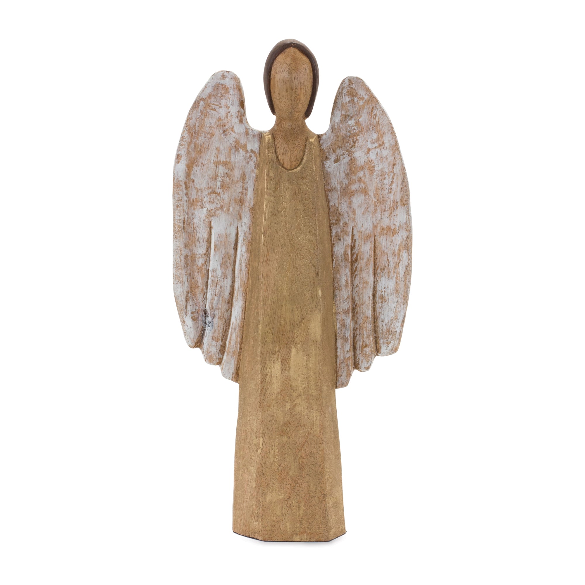 Carved Wood Angel Statue 18