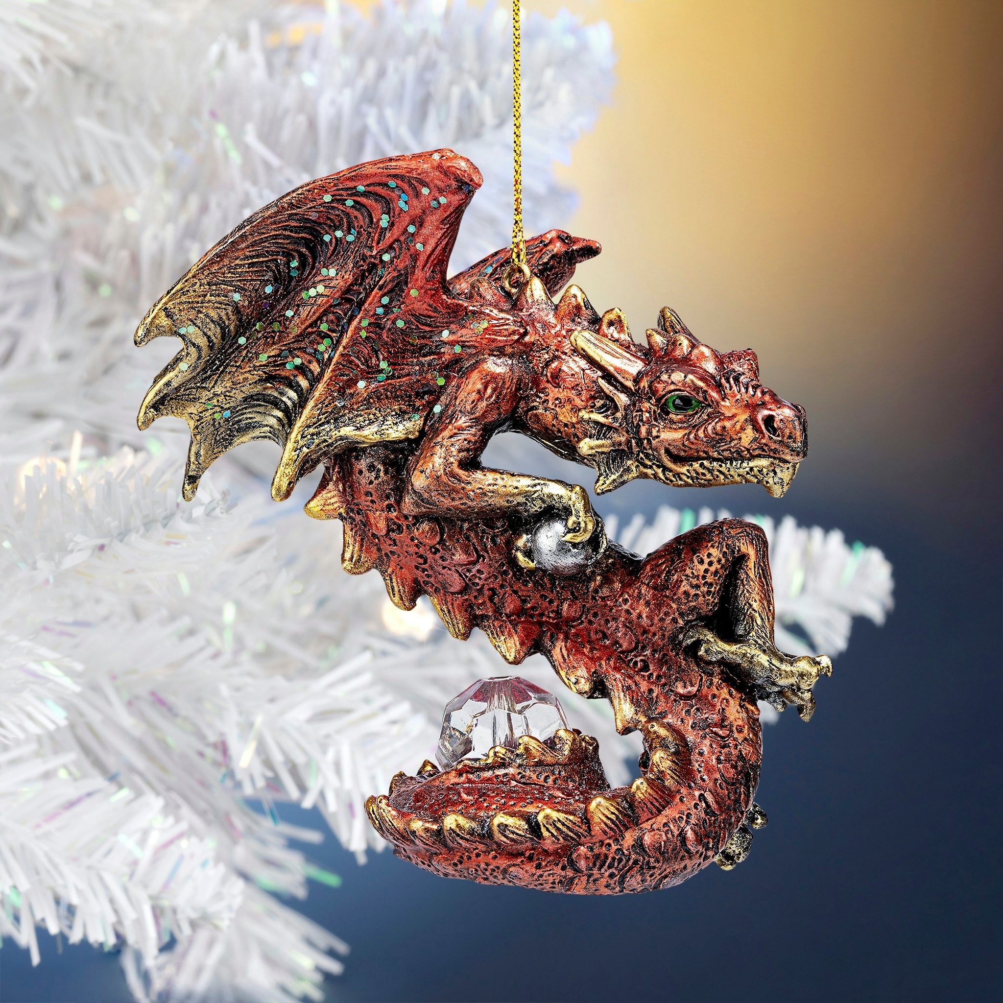 Christmas Light Protector Dragon 2021 Gothic Holiday Ornament: Each - Tuesday Morning - Decorative Objects