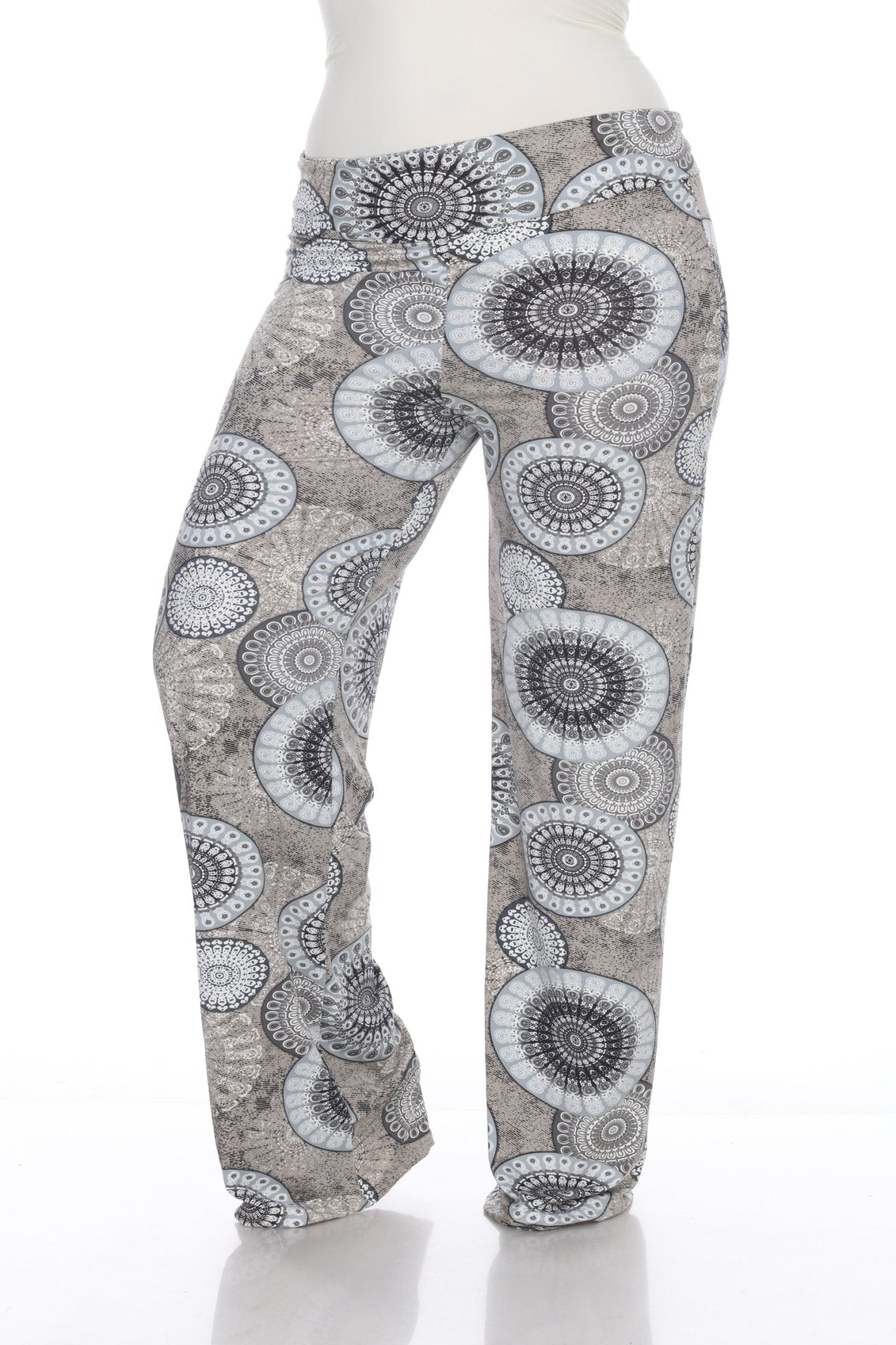 Circle Print Plus Size Palazzo Pants - Plus - Tuesday Morning - Pants