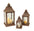 Classic Brown Metal Lantern (Set of 3) - Tuesday Morning - Lighting Decoration