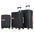 Contrast Color 3 Piece Luggage Set Hardside Spinner Suitcase with TSA Lock