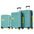 Contrast Color 3 Piece Luggage Set Hardside Spinner Suitcase with TSA Lock