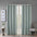 Printed Heathered Blackout Grommet Top Curtain Panel (Only 1 Pc Panel)