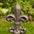 21.25'H MGO Timeless Fleur De Lis Garden Statue