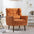 Modern Accent Chair Upholstered Mid Century Modern Chair with Chenille Fabric