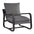 Blaire Sling Chair Upholstered Metal Frame