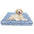 Paws and Décor Orthopedic Dog Bed, with Outlined Dog Design XL