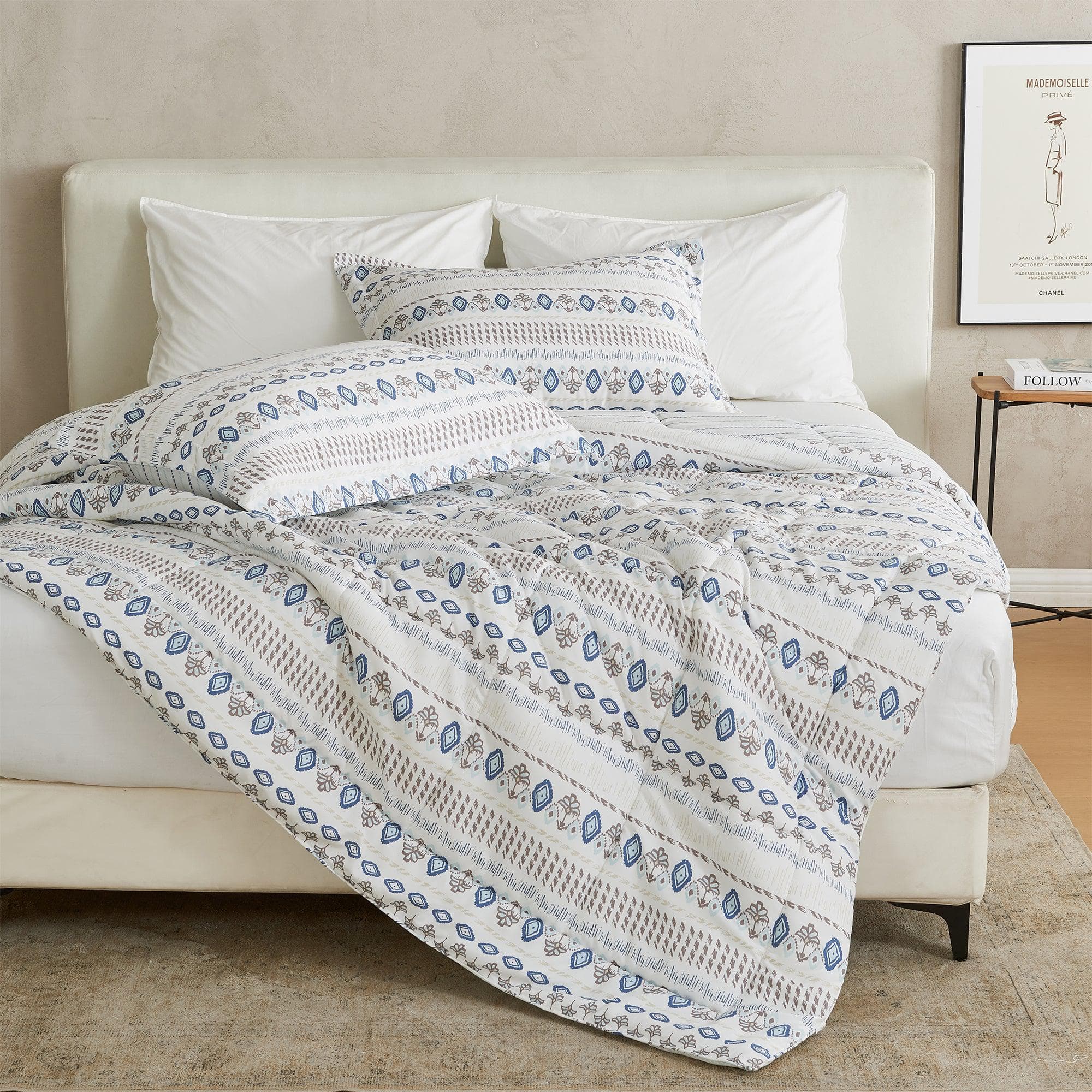 greatbayhome Quilts & Comforters Reversible Comforter Set - Odette Collection Reversible Comforter Set | Odette Collection 