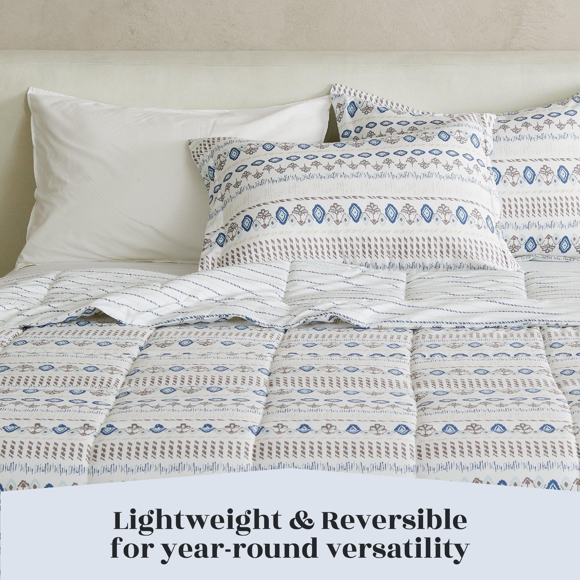 greatbayhome Quilts & Comforters Reversible Comforter Set - Odette Collection Reversible Comforter Set | Odette Collection 