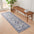 greatbayhome Rugs 2'4" x 7' / Blue Floral Machine Washable Accent Area Rug & Runner - Matra Collection Floral Washable Accent Runner 2'4" x 7' | Matra Collection 